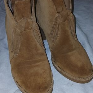 Tan Suede Ankle Boots